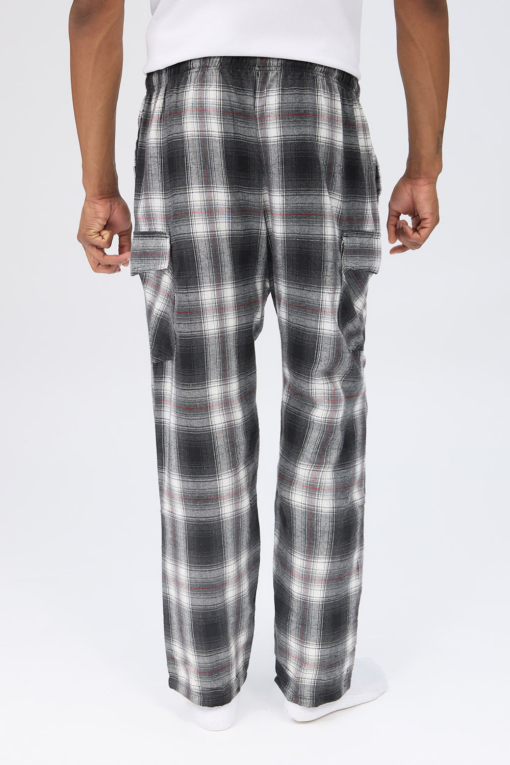 West49 Mens Plaid Cargo Pajama Bottoms West49 Mens Plaid Cargo Pajama Bottoms