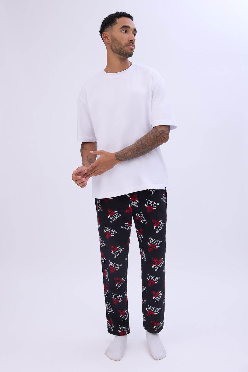 Bas de pyjama imprimé Chicago Bulls homme Bas de pyjama imprimé Chicago Bulls homme