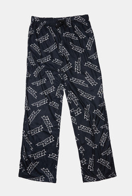 No Fear Mens Printed Pajama Bottoms