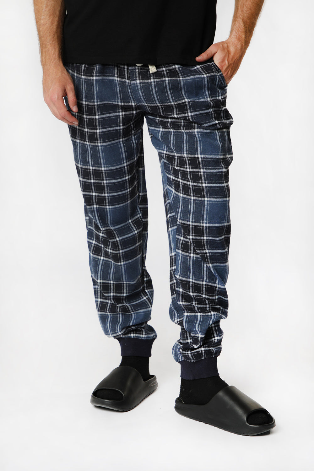 West49 Mens Flannel Plaid Pajama Bottoms West49 Mens Flannel Plaid Pajama Bottoms