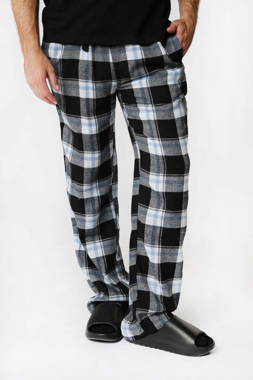 West49 Mens Flannel Plaid Pajama Bottoms West49 Mens Flannel Plaid Pajama Bottoms