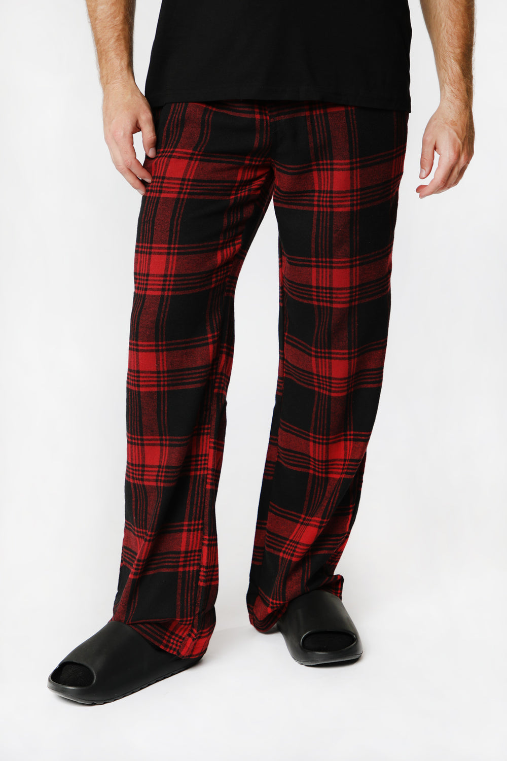 West49 Mens Flannel Plaid Pajama Bottoms West49 Mens Flannel Plaid Pajama Bottoms