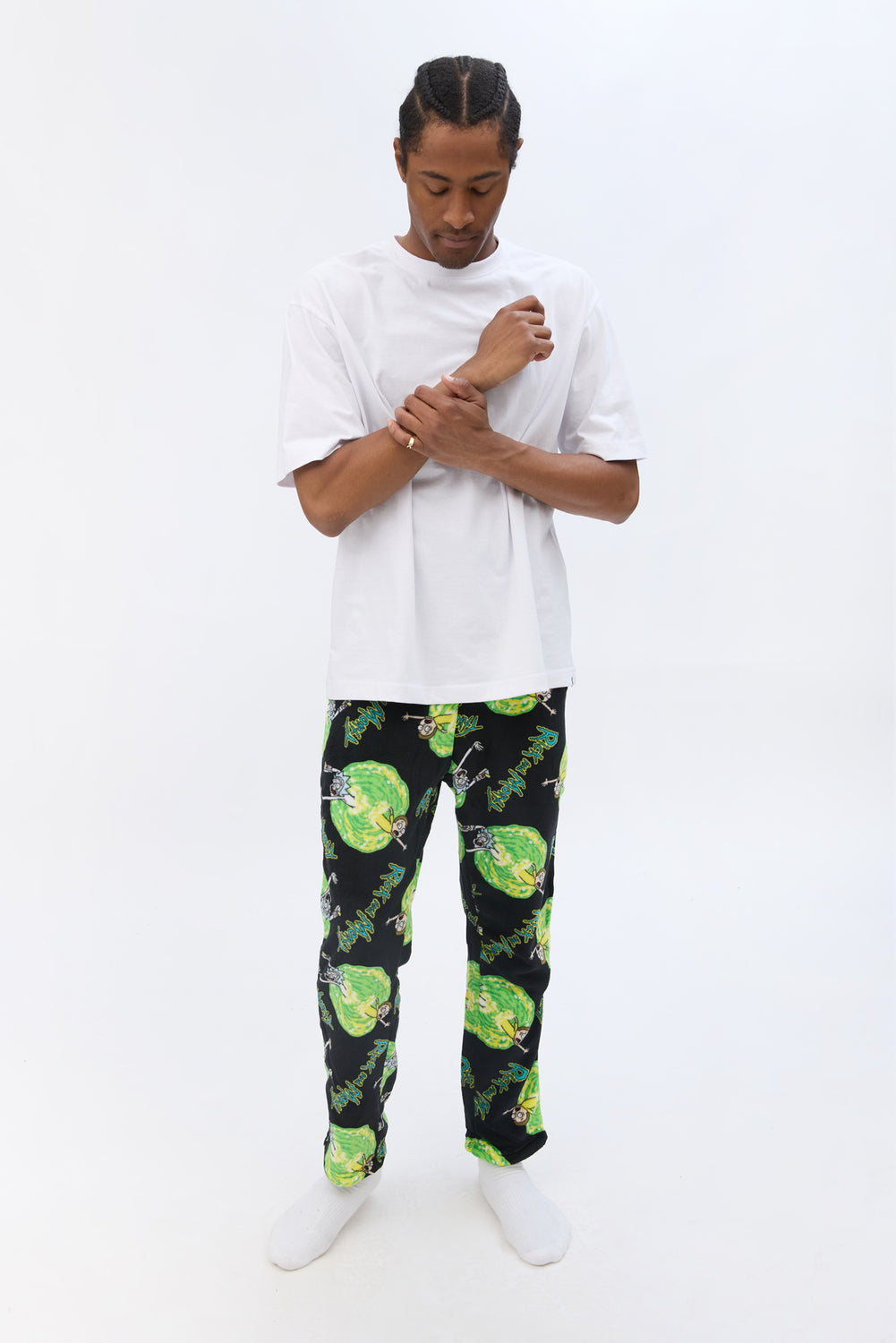 Bas de pyjama imprimé Rick And Morty homme Bas de pyjama imprimé Rick And Morty homme