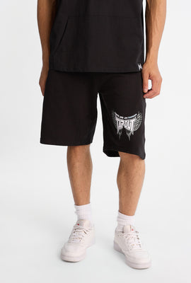 Short en molleton imprimé Tapout