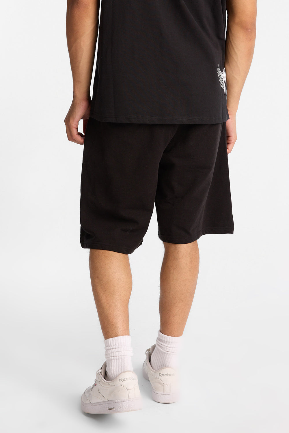 Short en molleton imprimé Tapout Short en molleton imprimé Tapout