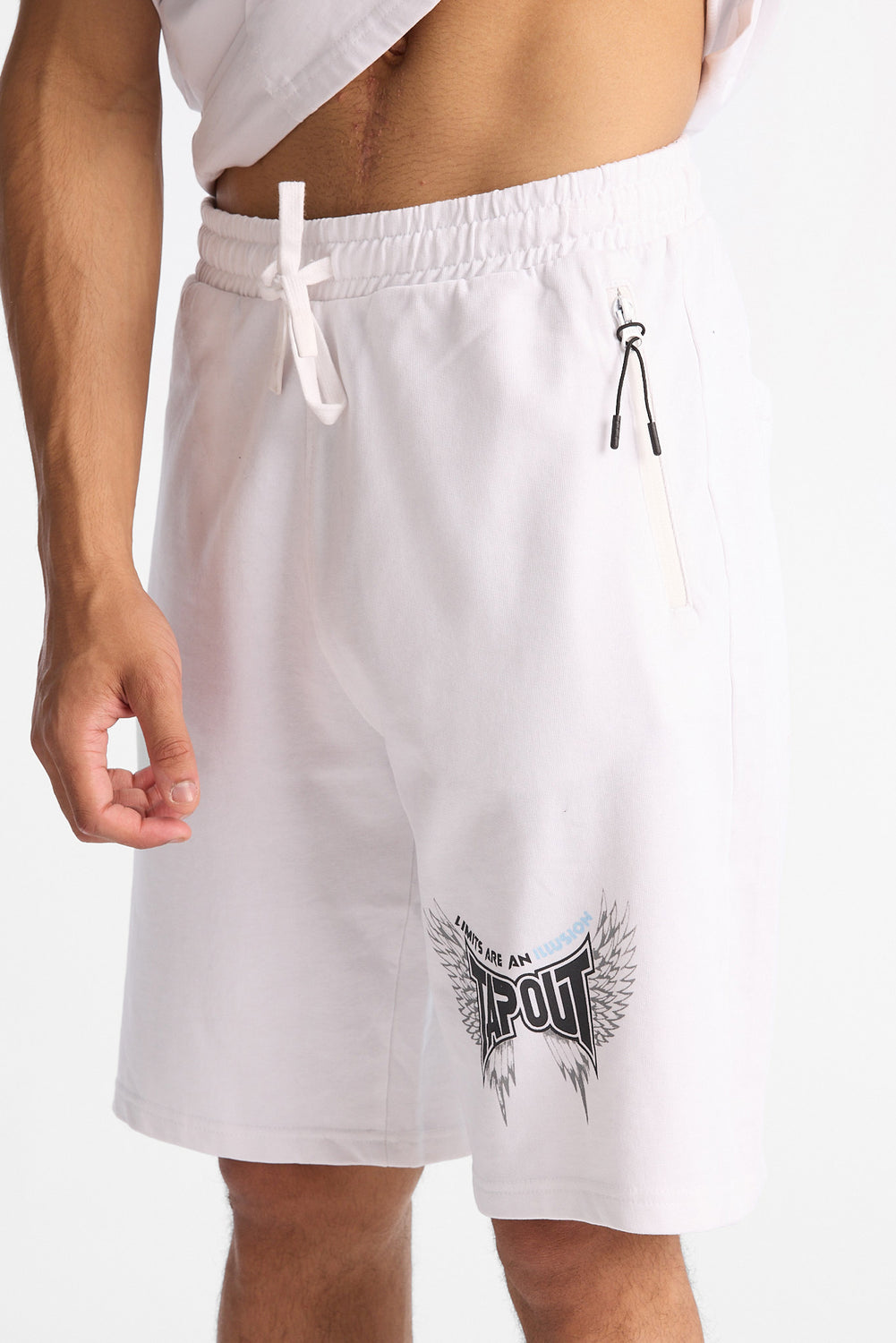 Short en molleton imprimé Tapout Short en molleton imprimé Tapout