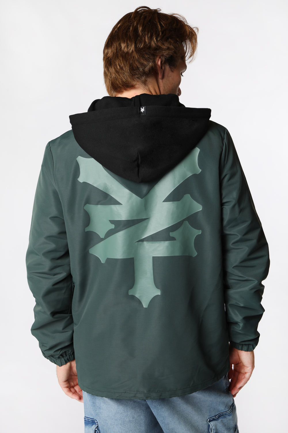 Zoo York Mens Coach Jacket Green