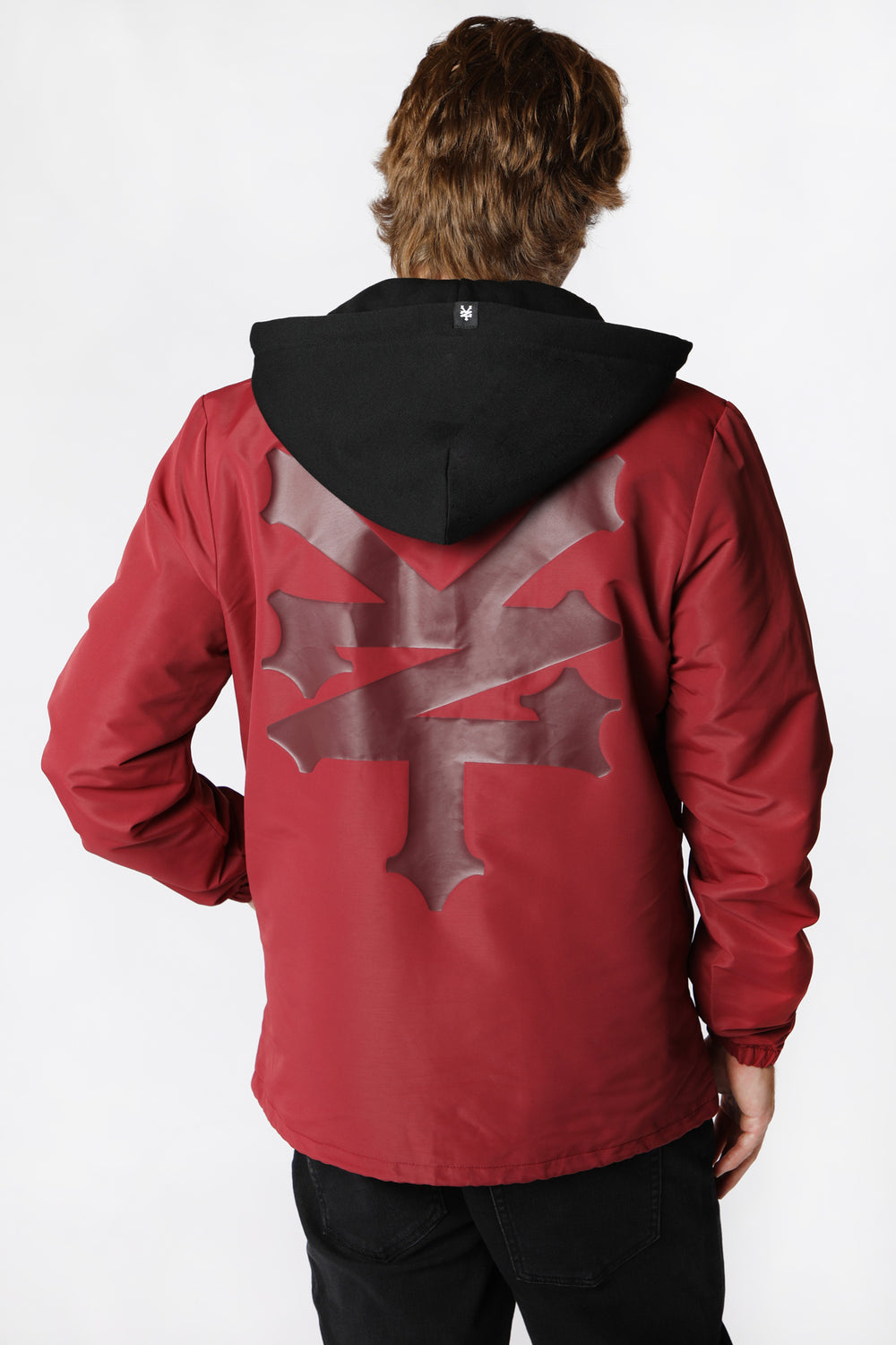 Zoo York Mens Coach Jacket Red
