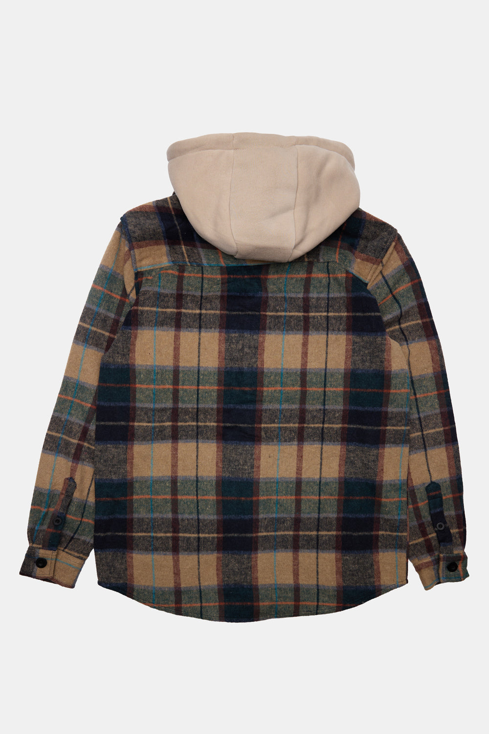 West49 Mens Hooded Plaid Shacket West49 Mens Hooded Plaid Shacket