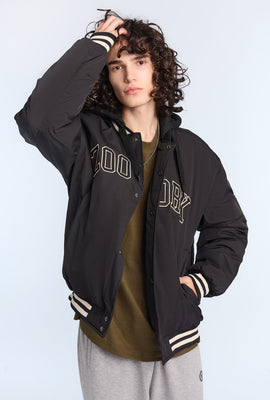 Zoo York Mens Nylon Varsity Jacket