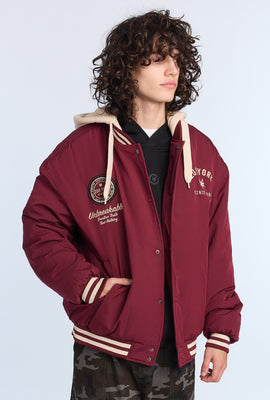 Zoo York Mens Nylon Varsity Jacket