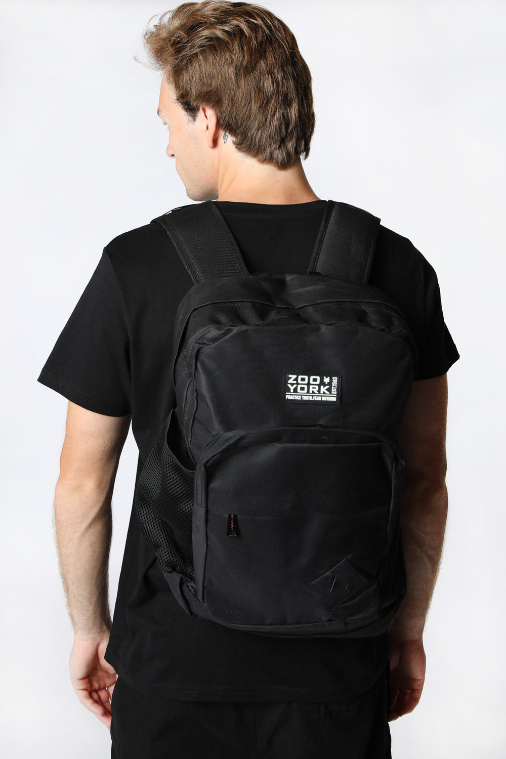 Zoo York Solid Black Backpack Black