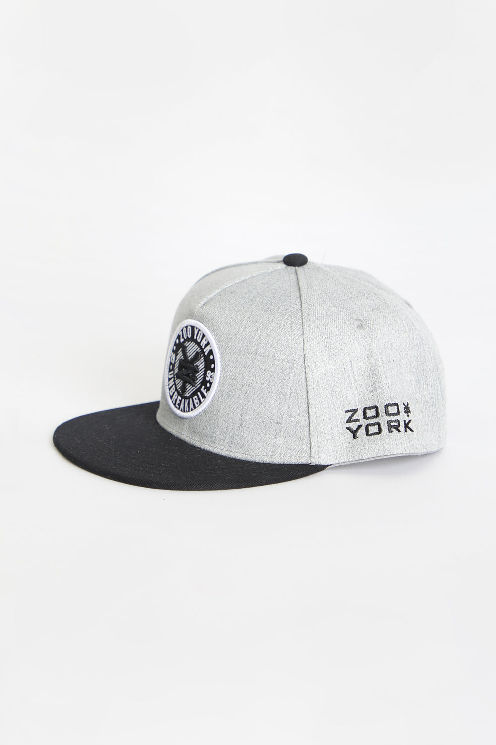 Zoo York Mens Patch Logo Flat Brim Hat Zoo York Mens Patch Logo Flat Brim Hat