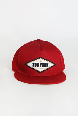 Casquette à Bord Plat Logo Patch Zoo York Homme