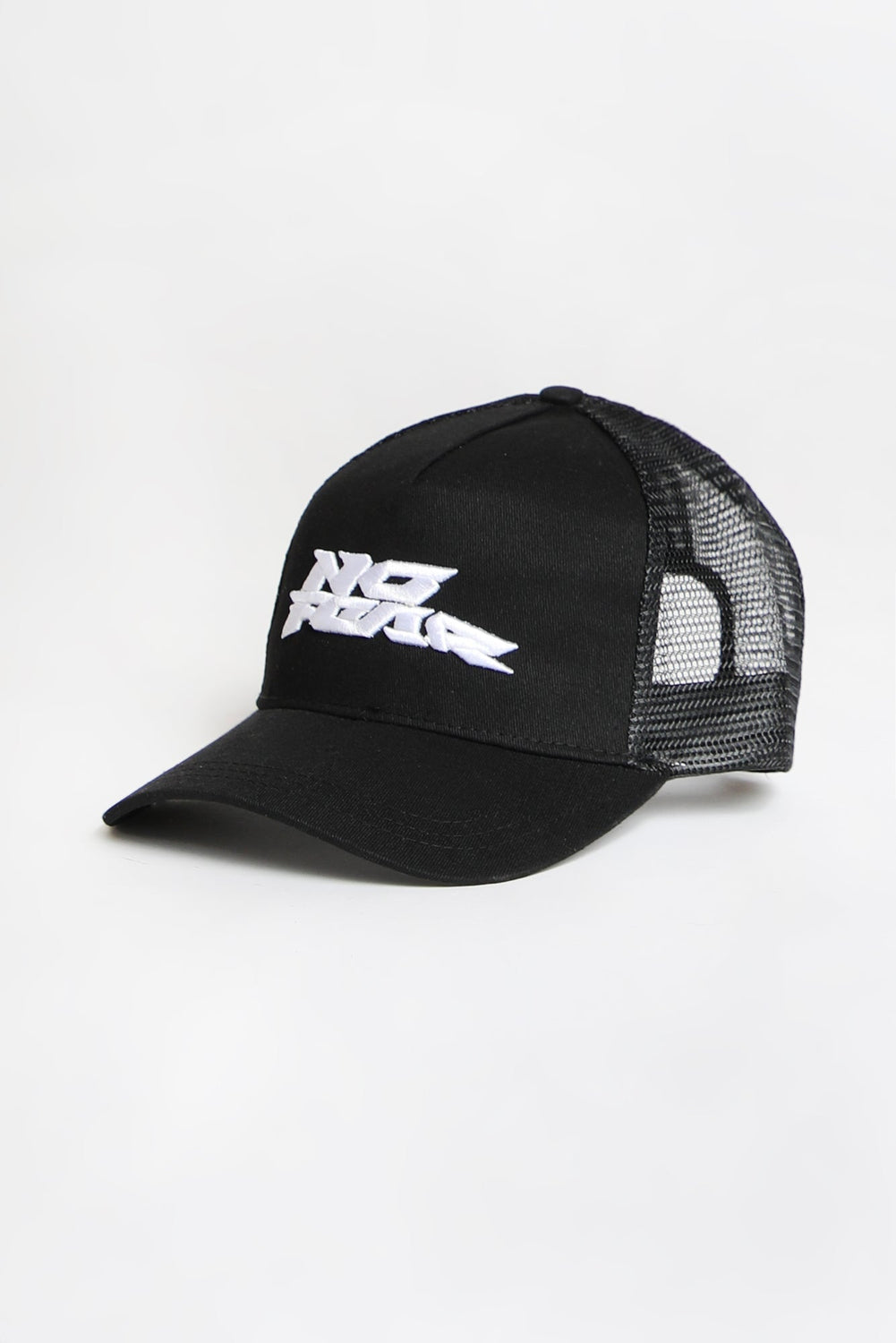 No Fear Mens Logo Trucker Hat Black