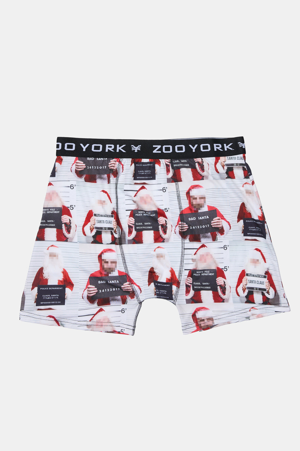 Zoo York Mens Santa Mugshot Boxer Brief Zoo York Mens Santa Mugshot Boxer Brief