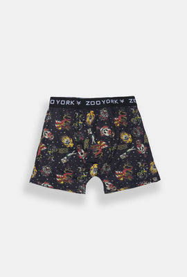 Boxer imprimé tatouage Zoo York homme