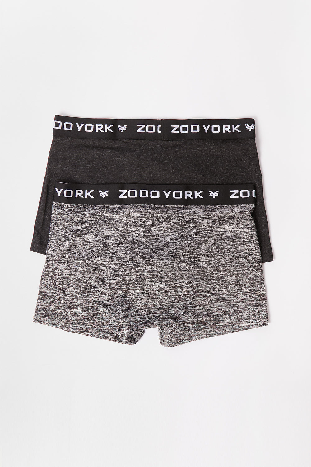 2 Paires de Boxers Space Dye Zoo York Homme Gris