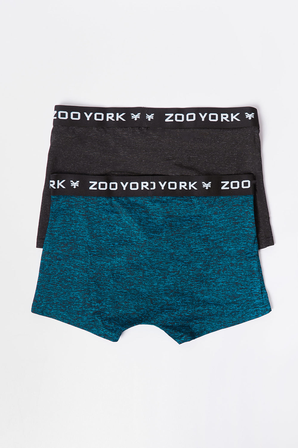 Zoo York Mens 2-Pack Space Dye Boxer Briefs Teal