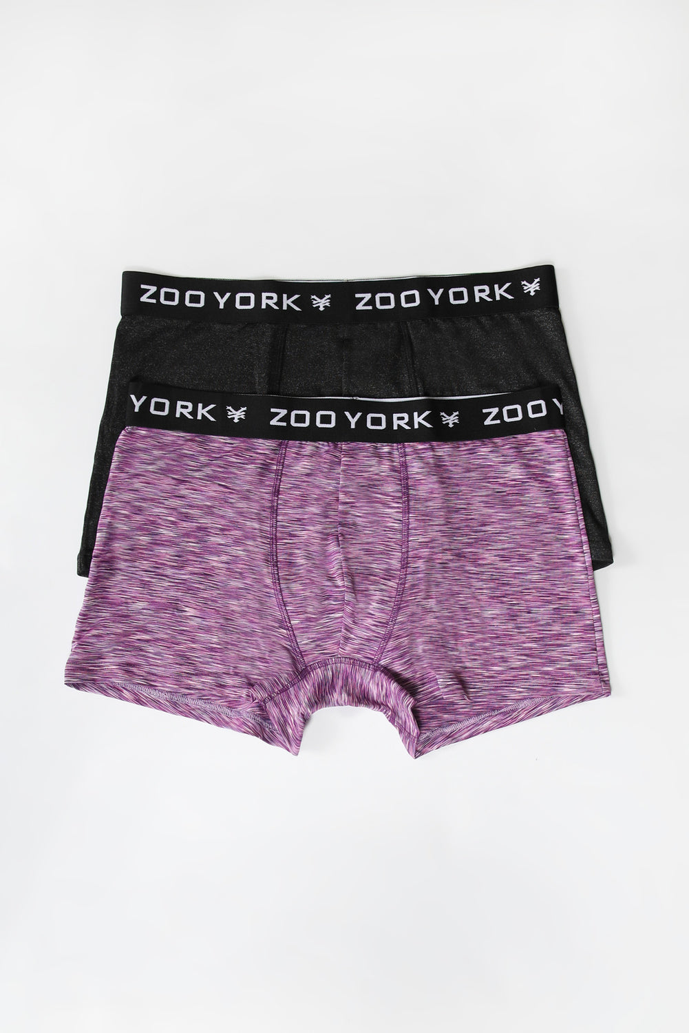 2 Paires de Boxers Space Dye Zoo York Homme Violet