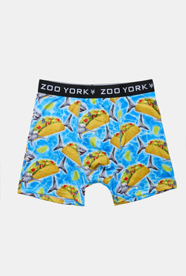Zoo York Mens Shark Taco Boxer Brief