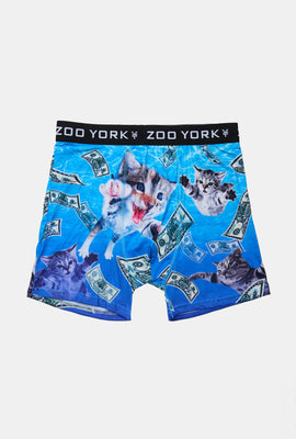 Boxer Imprimé Dollars & Chatons Zoo York Homme
