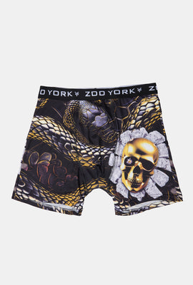 Boxer Imprimé Serpent Doré Zoo York Homme