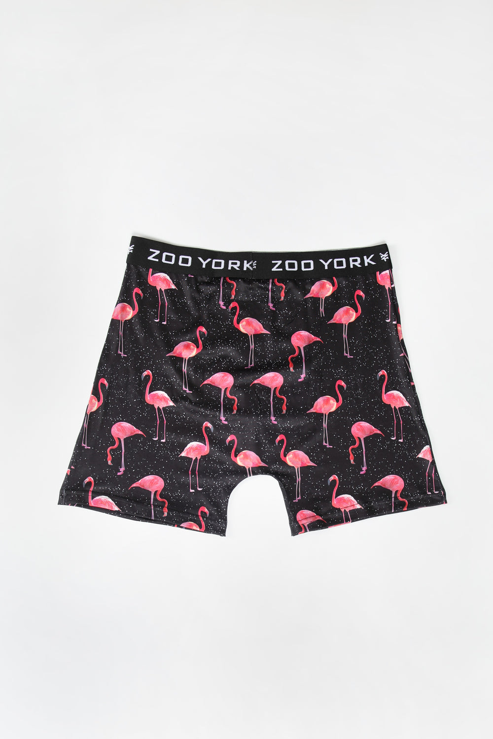 Zoo York Mens Flamingo Print Boxer Brief Black