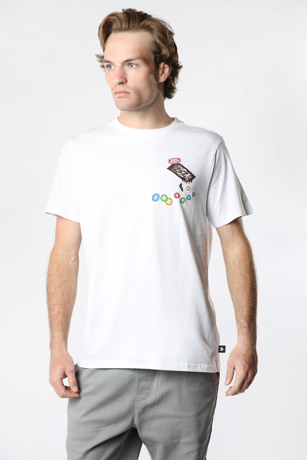 Zoo York Mens Zoomart Graphic T-Shirt White