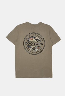 T-Shirt Imprimé Logo Cercle Zoo York Homme