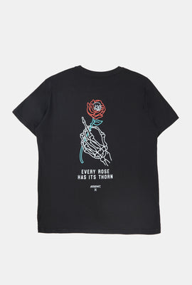 Arsenic Mens Every Rose Has Its Thorn T-Shirt