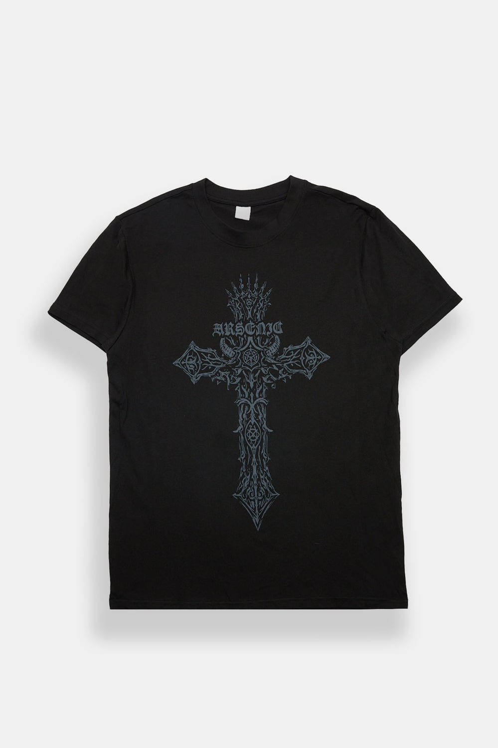T-shirt imprimé croix et faucheur Arsenic T-shirt imprimé croix et faucheur Arsenic
