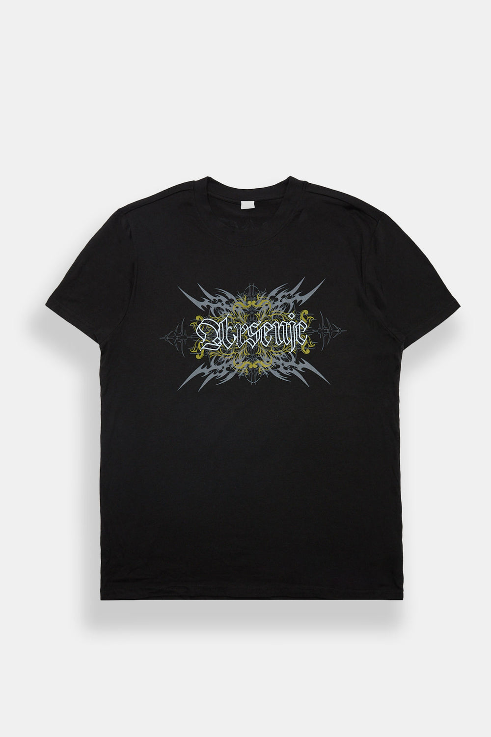 T-shirt imprimé croix gothique Arsenic T-shirt imprimé croix gothique Arsenic