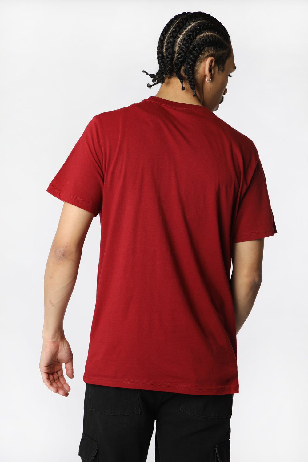 T-Shirt Imprimé Zoo York Homme Rouge fonce