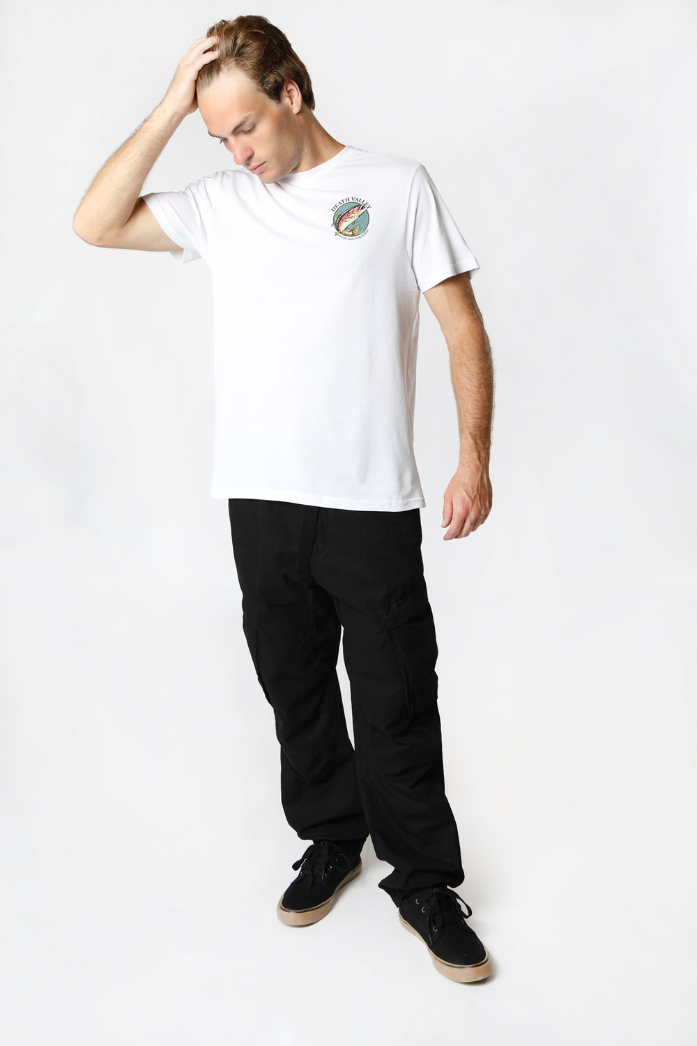 T-Shirt Imprimé Poisson Death Valley Homme T-Shirt Imprimé Poisson Death Valley Homme
