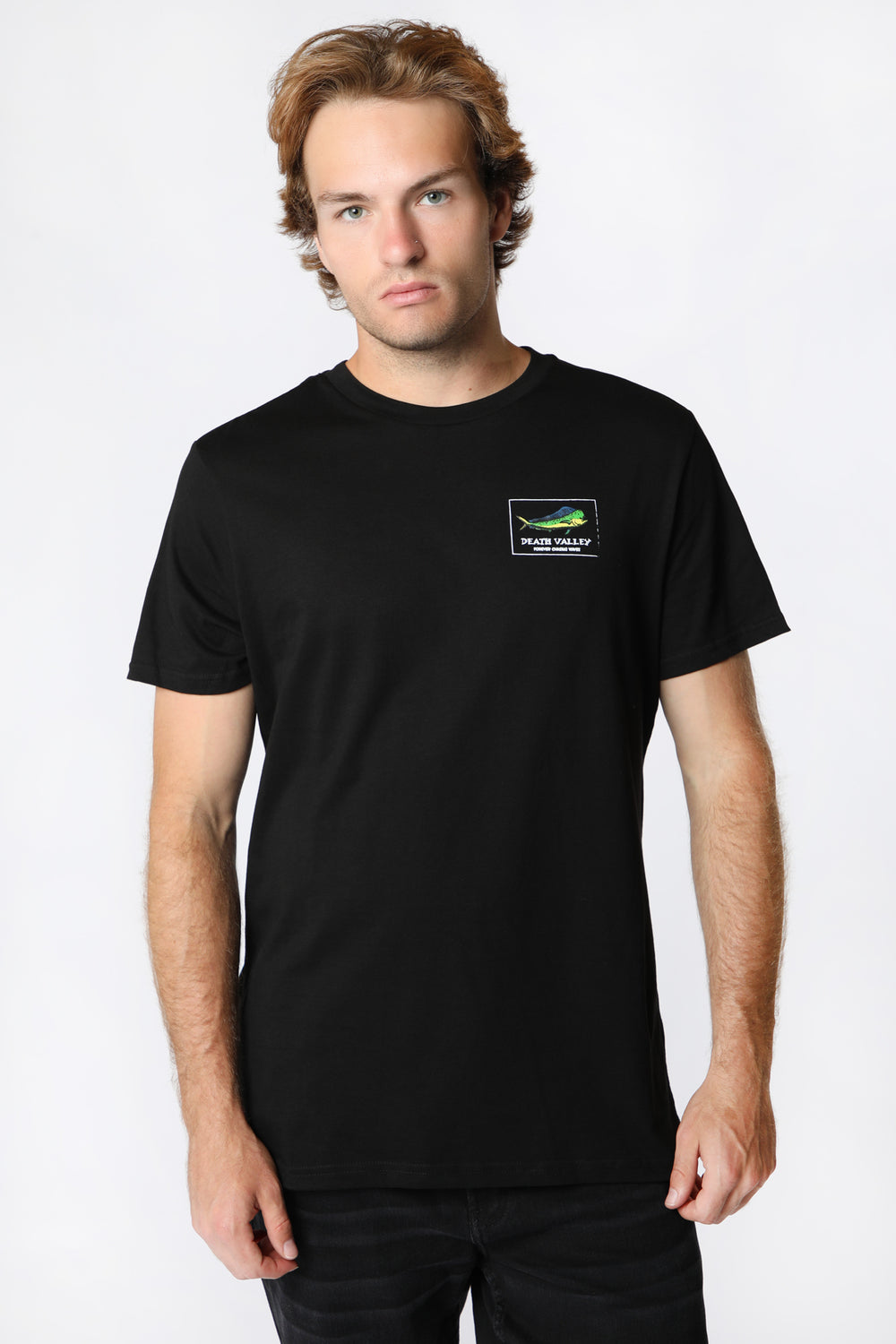 Death Valley Mens Salty Crew T-Shirt Black