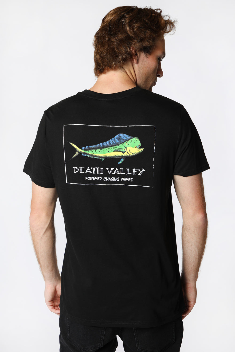 Death Valley Mens Salty Crew T-Shirt Black