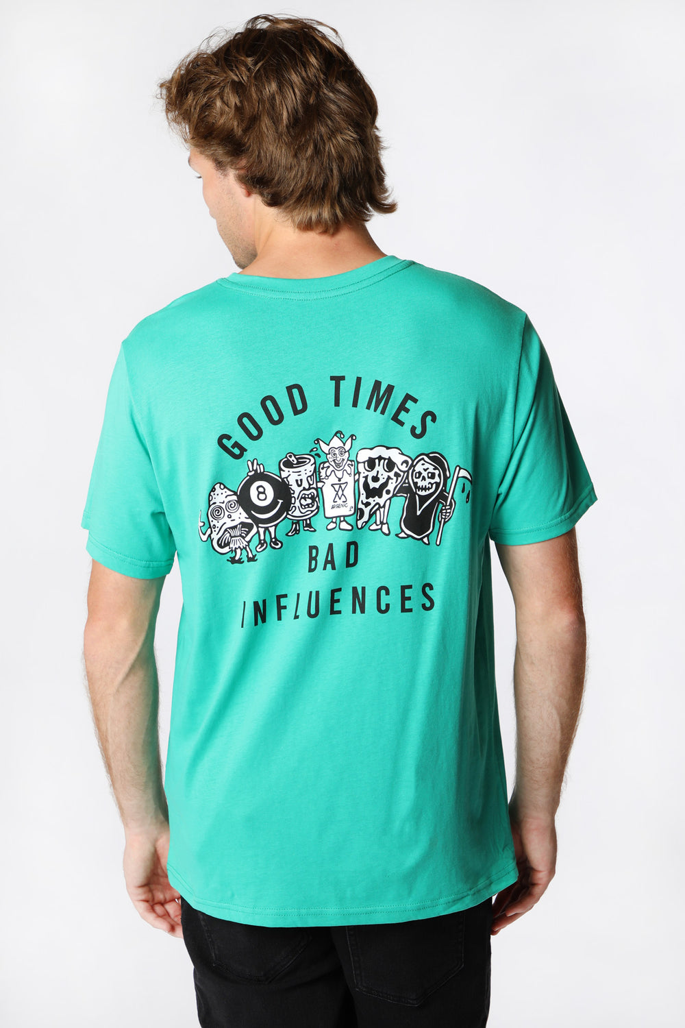 Arsenic Mens Good Friends T-Shirt Jade
