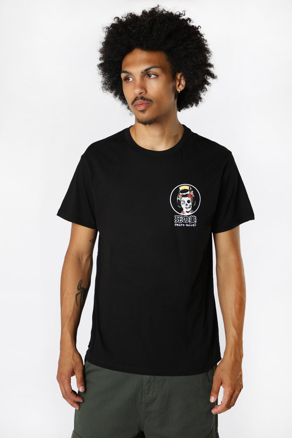 T-Shirt Imprimé Geisha Death Valley Homme Noir