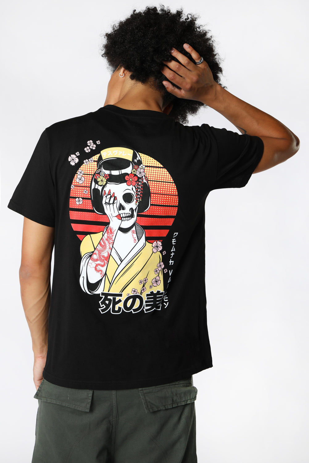 Death Valley Mens Geisha T-Shirt Black