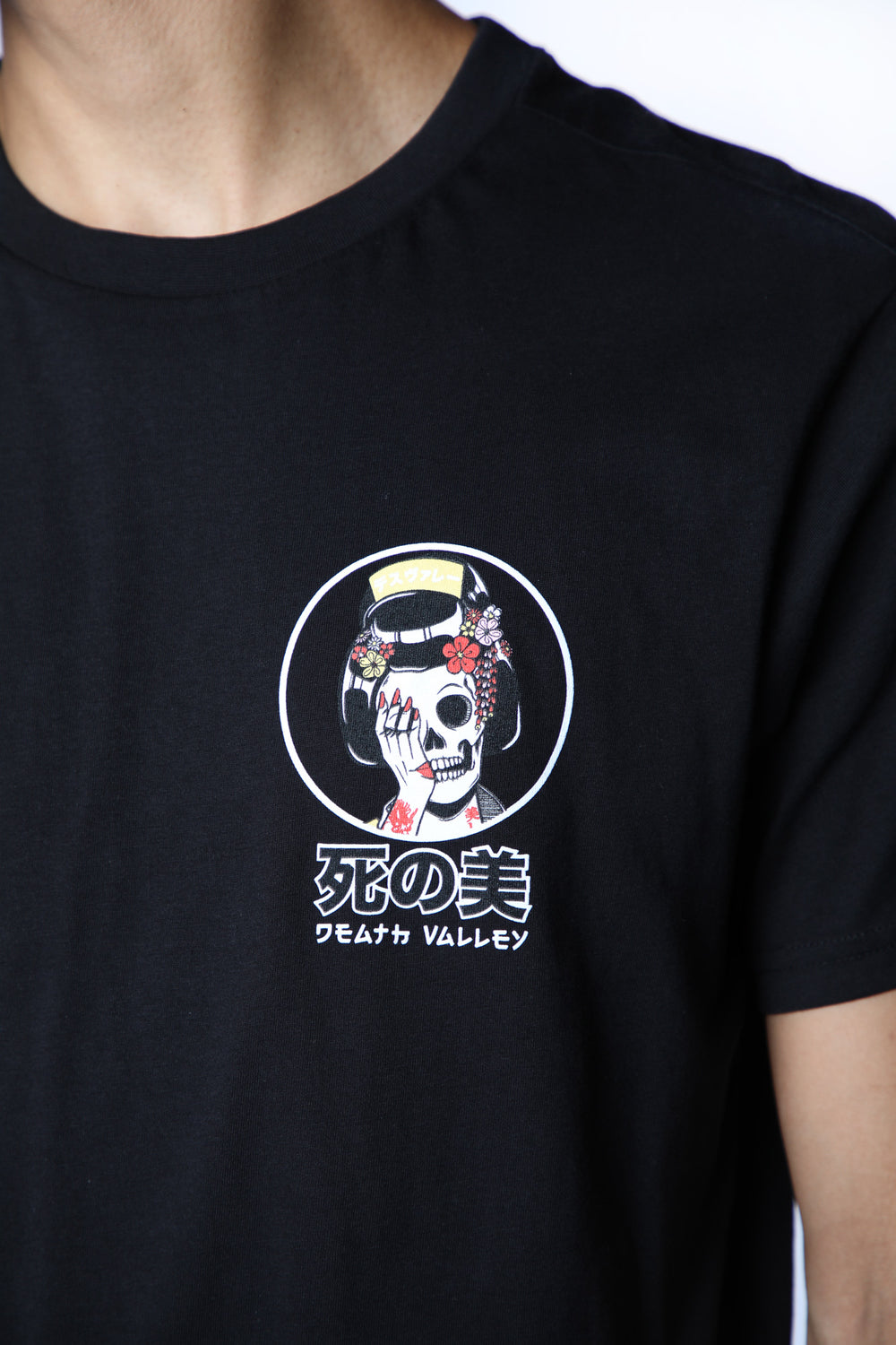 T-Shirt Imprimé Geisha Death Valley Homme Noir