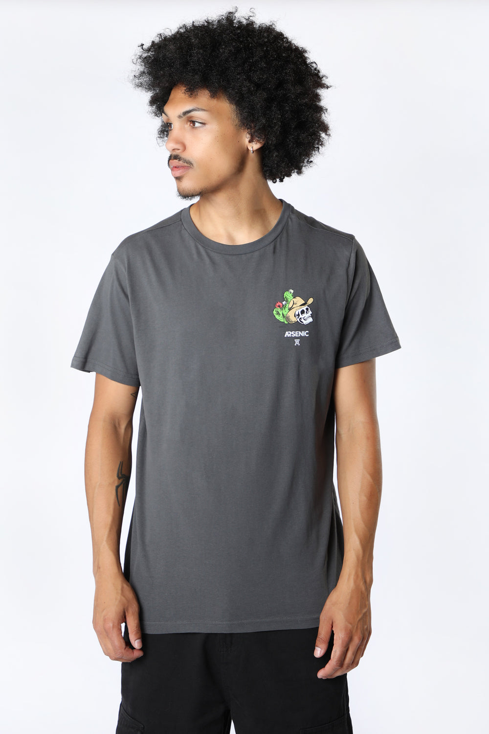 T-Shirt Wild West Arsenic Homme Gris fonce