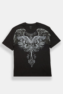 Arsenic Winged Skulls Graphic Tee
