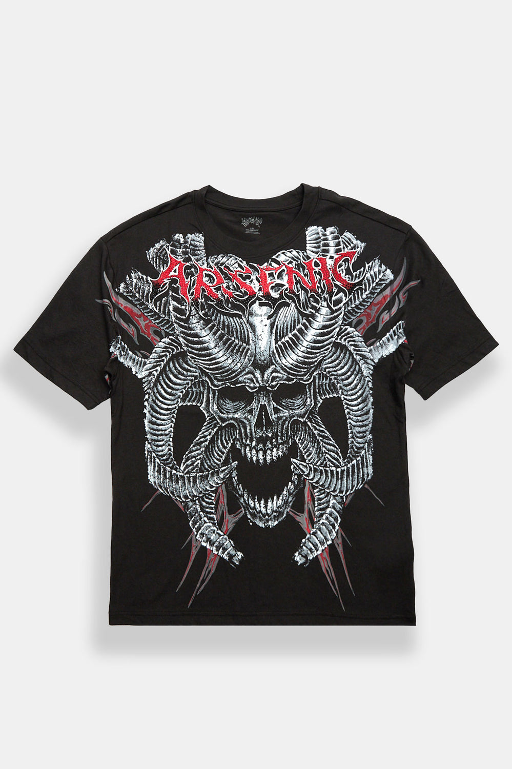 T-shirt imprimé à cornes gothiques Arsenic T-shirt imprimé à cornes gothiques Arsenic