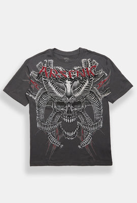 Arsenic Gothic Horns Graphic Tee