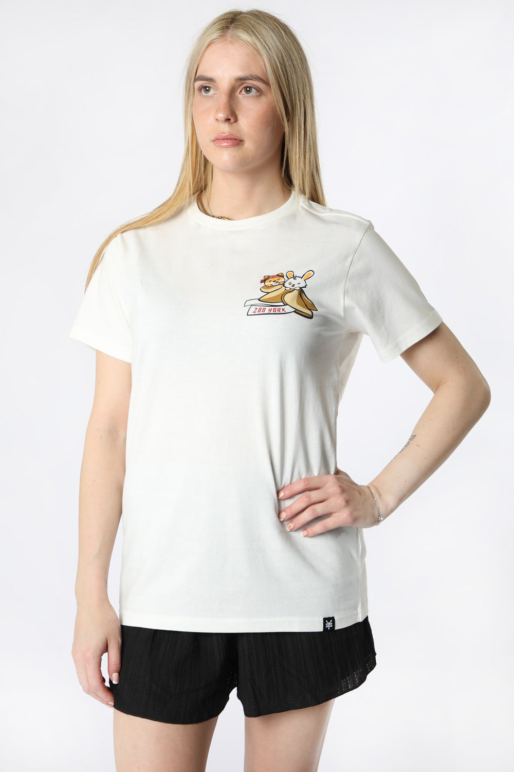 Zoo York Unisex Dim Sum T-Shirt Off White