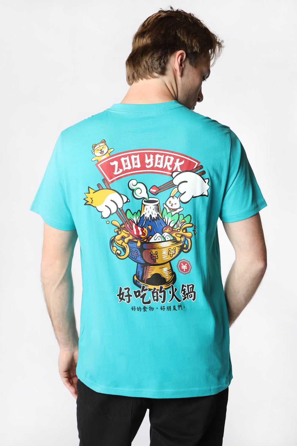 T-Shirt Imprimé Hot Pot Zoo York Unisexe Bleu