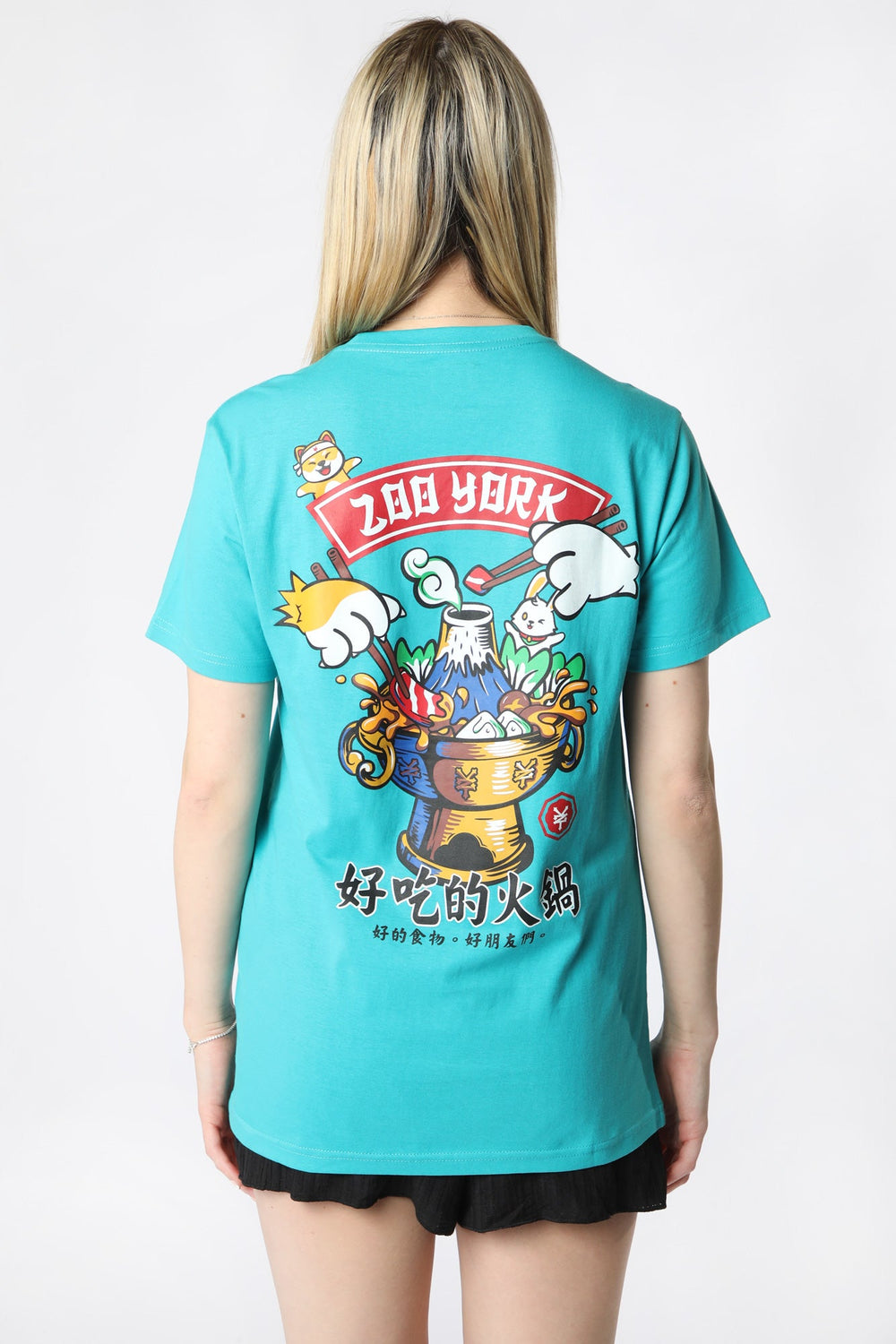T-Shirt Imprimé Hot Pot Zoo York Unisexe Bleu
