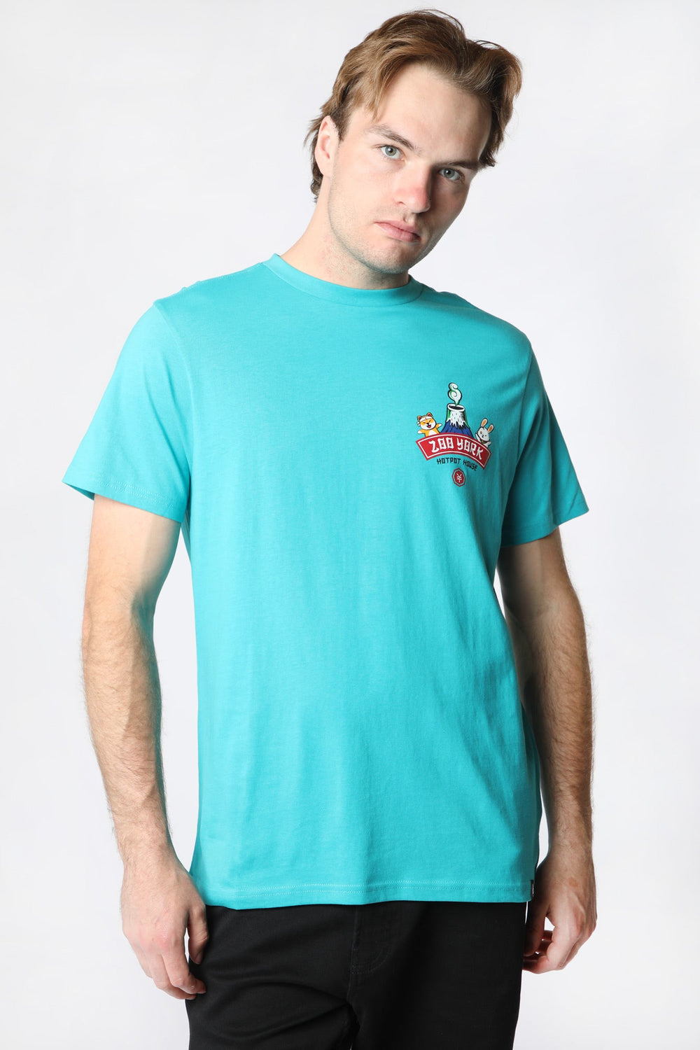 T-Shirt Imprimé Hot Pot Zoo York Unisexe Bleu