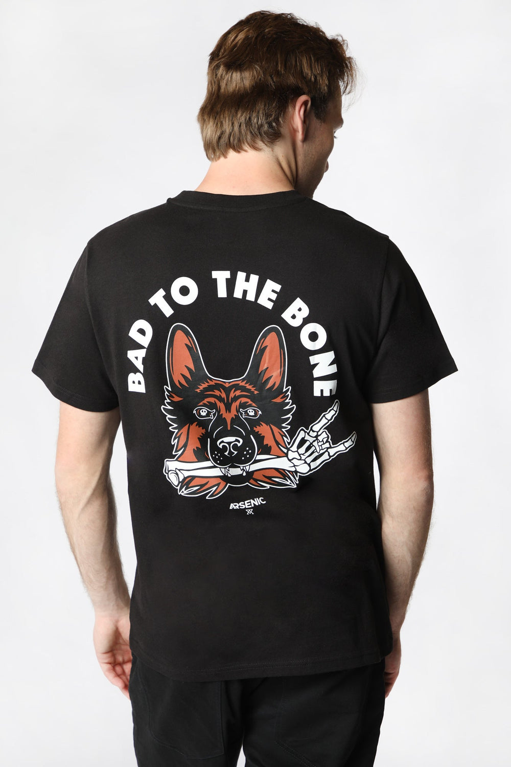Arsenic Mens Bad To The Bone T-Shirt Black